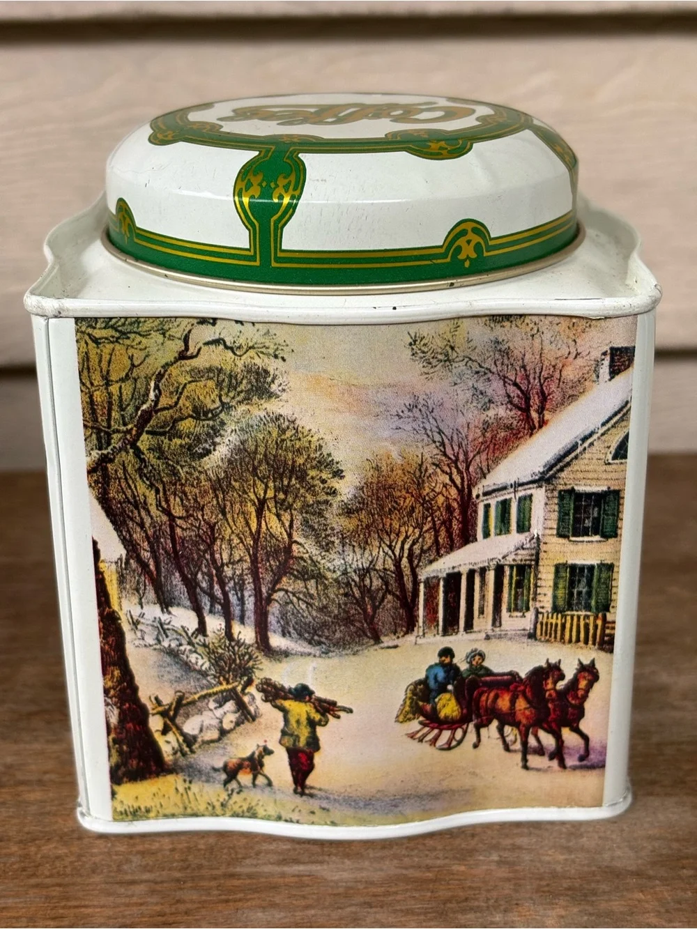 VTG tea, coffee, and sugar tins manufactured by MSR Imports in Hong Kong